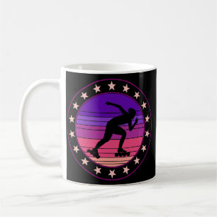 Skater Girl Rollerblading Women's Skate Roller Kaffemugg