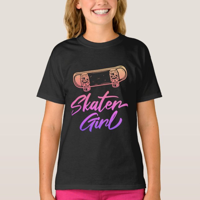 Skater Girl T Shirt (Framsida)