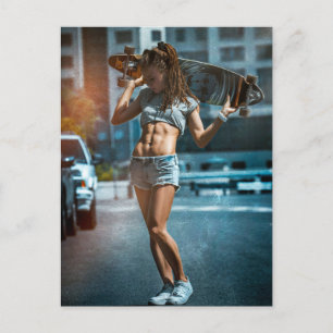 Skater Girl Vykort
