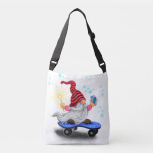 Skater Gnome jul Crossbody Bag Axelväska