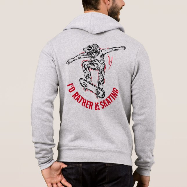Skater i mitten av Luft, i stället för att skaka T Shirt (Baksida)