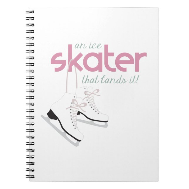 Skater Lands IT Anteckningsbok Med Spiral (Framsidan)