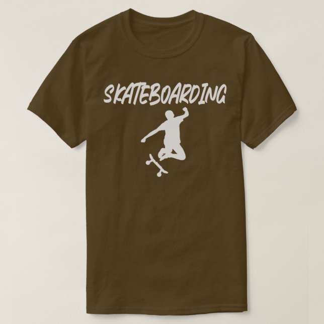 Skater med Roligt Pro Skateboarding-gåvor för Tee (Design framsida)