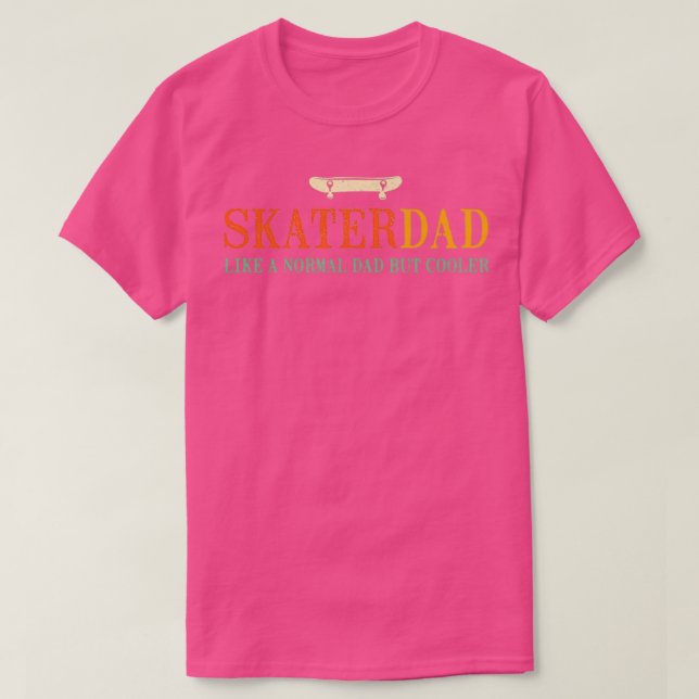 Skater Pappa Skateboarding Gifts Skater Skateboa T Shirt (Design framsida)