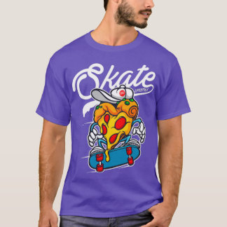 skater Pizza Long T Shirt