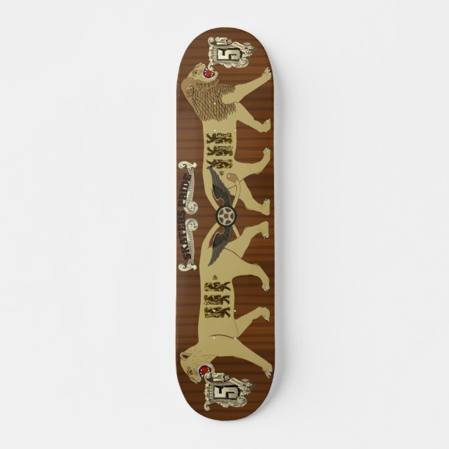 Skater Pride Lejon Art Edition Skateboard (Framsida)