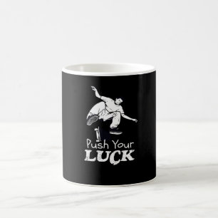 Skater Push Your Tur Skateboard Kaffemugg