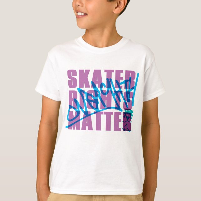 SKATER RIGHTS MATTER T SHIRT (Framsida)