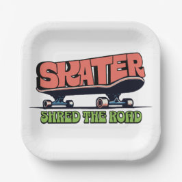 Skater Shred the Road – Retro 70s Skateboarding 