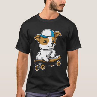 Skater - Skateboarder Skateboarder Skateboard Hund T Shirt