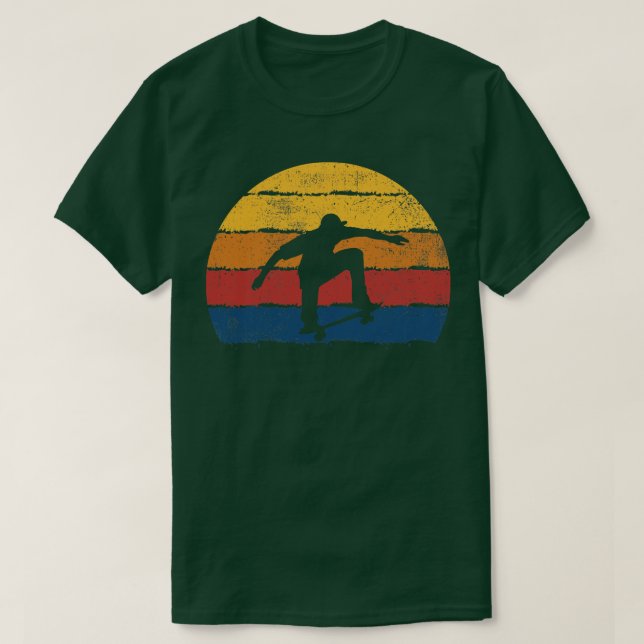 Skater Skateboarder T Shirt (Design framsida)