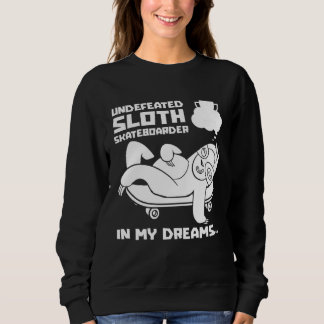 Skater Skateboarding Skateboarder Skateboard Sloth T Shirt