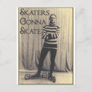 Skater som går att åka skridskor… vykort