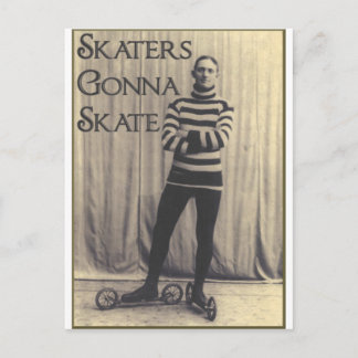 Skater som går att åka skridskor… vykort