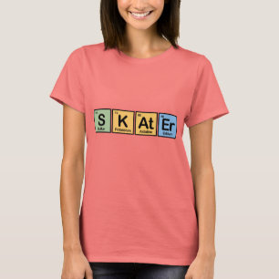 Skater som göras av inslag t-shirt