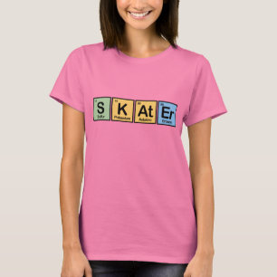 Skater som göras av inslag t-shirt