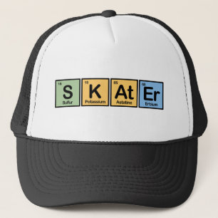 Skater som göras av inslag truckerkeps