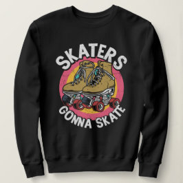 Skater som ska rulla rullskridskor (vintage retro) t shirt