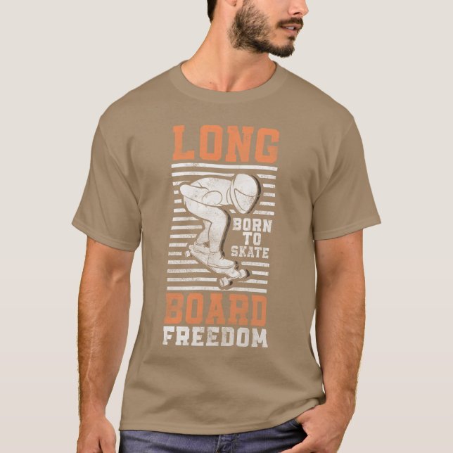Skater Sport Fritids Pojkvän T Shirt (Framsida)