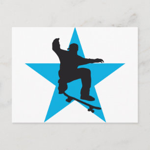 Skater Star C 2c Vykort