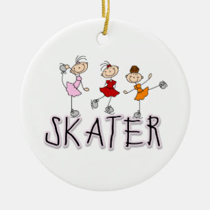 Skater T-tröjor och presenter Julgransprydnad Keramik