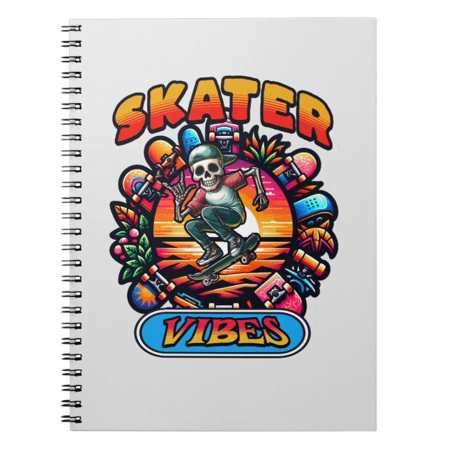 SKATER VIBES! ANTECKNINGSBOK (Framsidan)