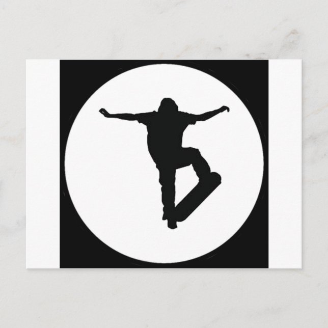 "Skater" Vykort (Framsida)