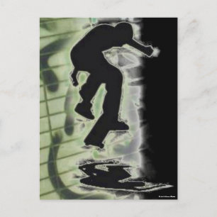 Skater vykort
