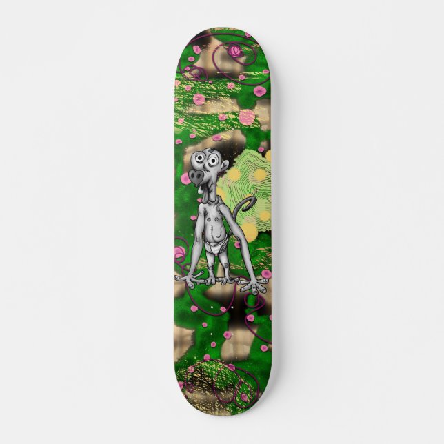 Skaterapa Mini Skateboard Bräda 18,7 Cm (Framsida)