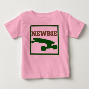 Skaterbaby - Newbie (brunt/grönt) Tee