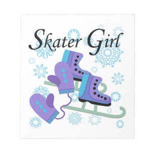 Skaterflicka Anteckningsblock