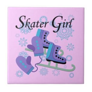 Skaterflicka Kakelplatta
