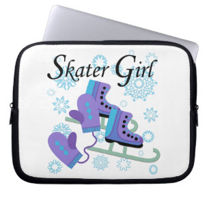 Skaterflicka Laptop Sleeve