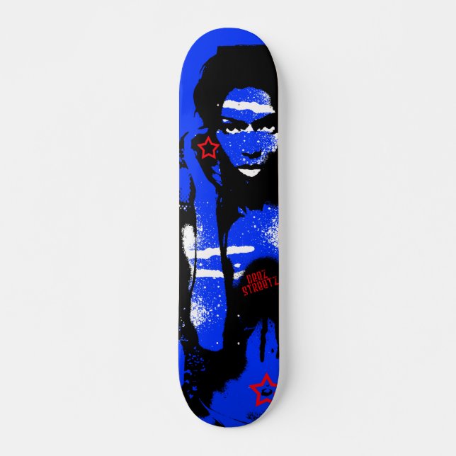 Skaterflicka Mini Skateboard Bräda 18,5 Cm (Framsida)