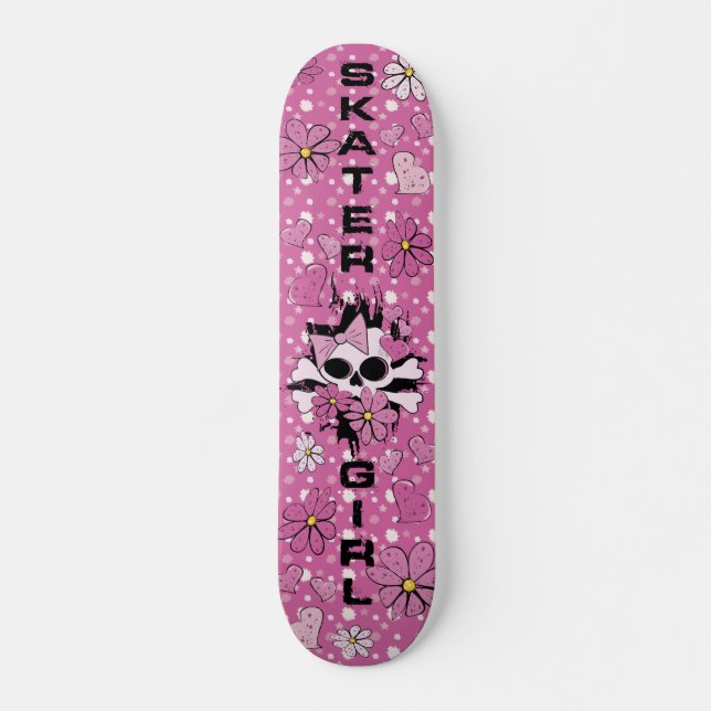 Skaterflicka Skateboard Bräda 21,5 Cm (Framsida)