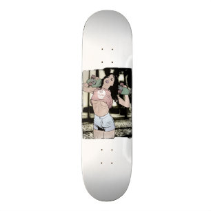 Skaterflicka Skateboard Bräda 21,5 Cm
