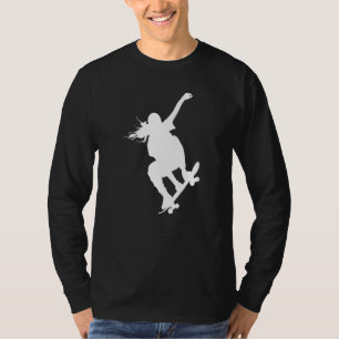Skaterflicka Skateentusiast Skateboard Skateboardå T Shirt