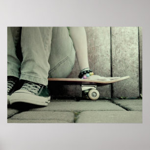 Skaterflickaaffisch Poster