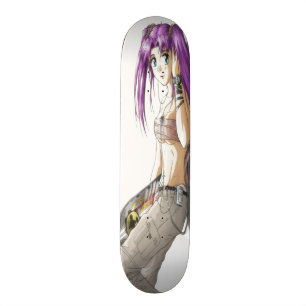 SkaterflickaSkateboard Skateboard Bräda 21,5 Cm