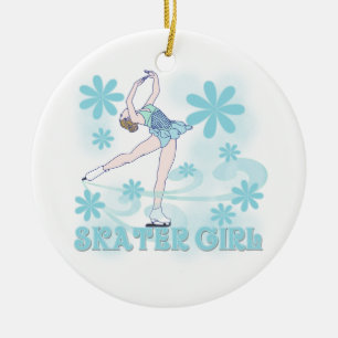 SkaterflickaTshirts och gåvor Julgransprydnad Keramik
