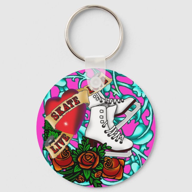 SkaterGirl Keychain Nyckelring (Framsida)