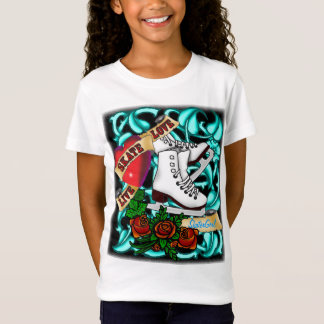 SkaterGirl tatueringT-tröja T Shirt