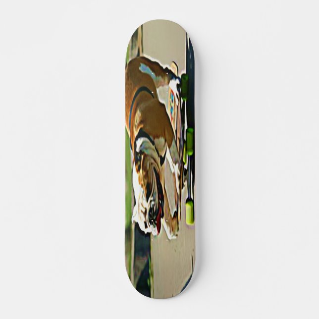 SkaterhundSkateboard Old School Skateboard Bräda 21,6 Cm (Framsida)
