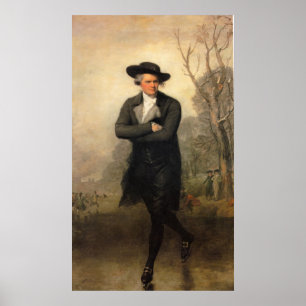 Skaterna, av Gilbert Stuart Poster