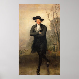 Skaterna, av Gilbert Stuart Poster