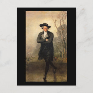 Skaterna, av Gilbert Stuart Vykort