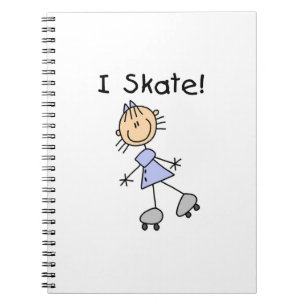 Skaterna "Girl Roller" Anteckningsbok