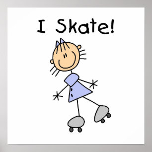 Skaterna "Girl Roller" Poster