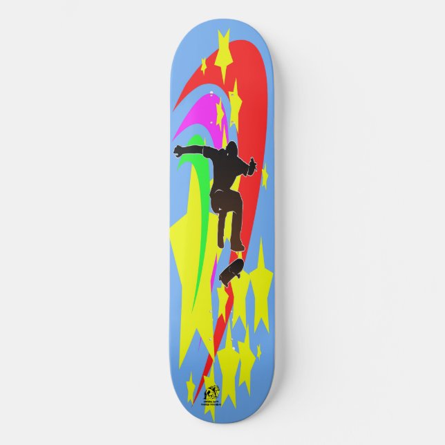 Skaterna Skateboard Bräda 21,5 Cm (Framsida)