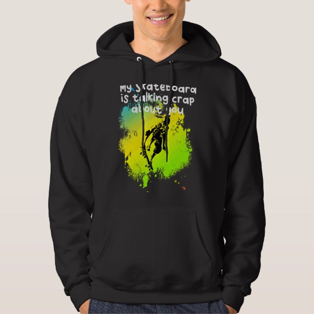 Skaternas adress hoodie (Framsida)